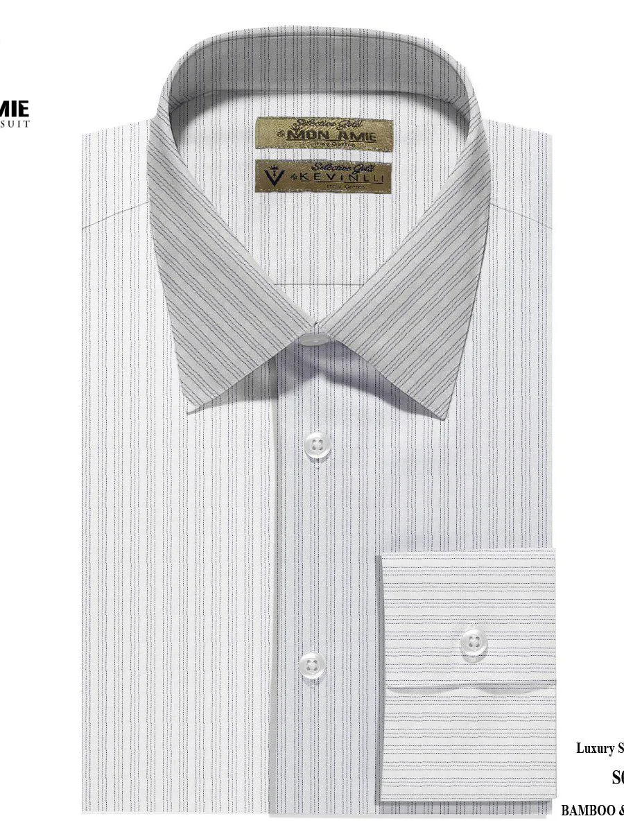 Fine Grey Pencil Stripe Shirt