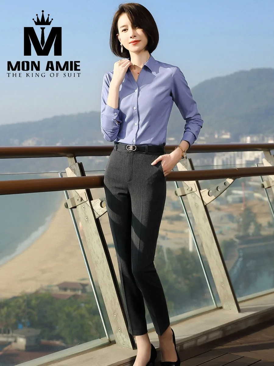 Periwinkle Blue Classic-Collar Shirt