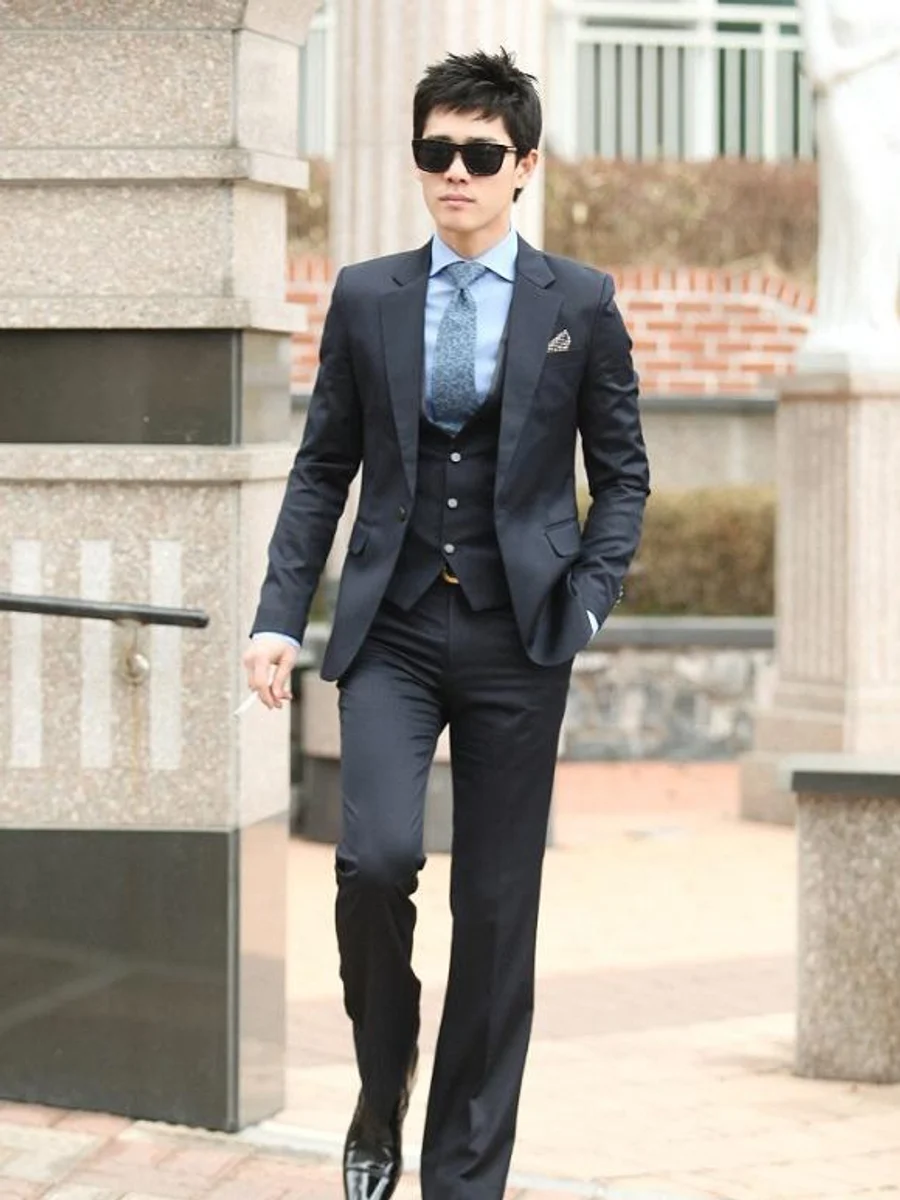 Midnight Navy Three-Piece