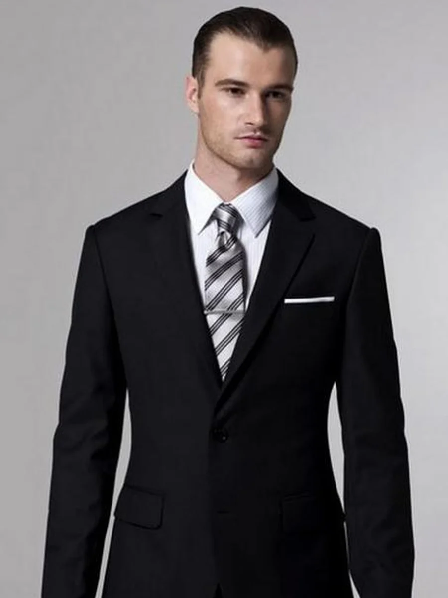 Midnight Black Classic Suit
