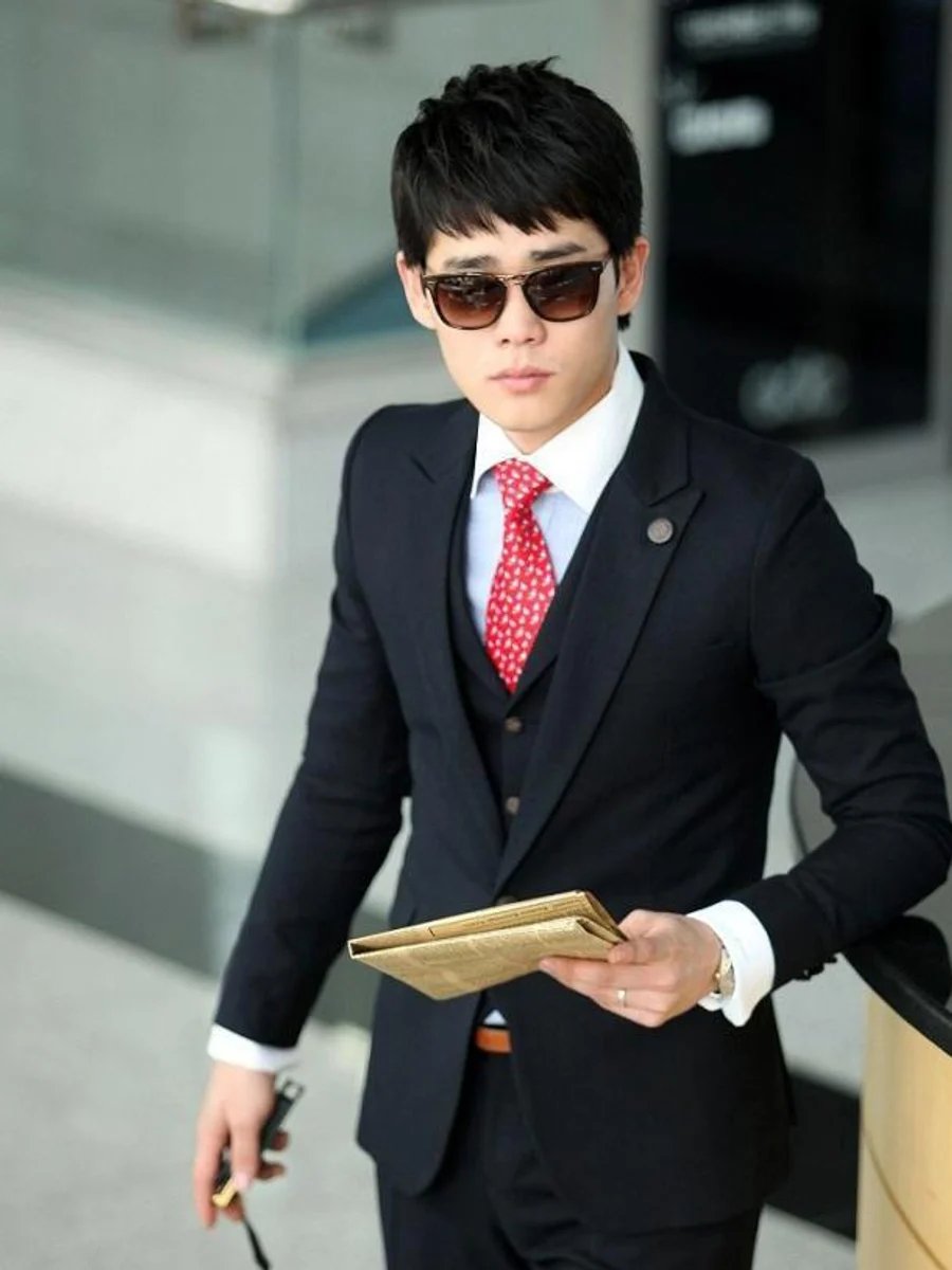 Navy Three-Piece City Suit