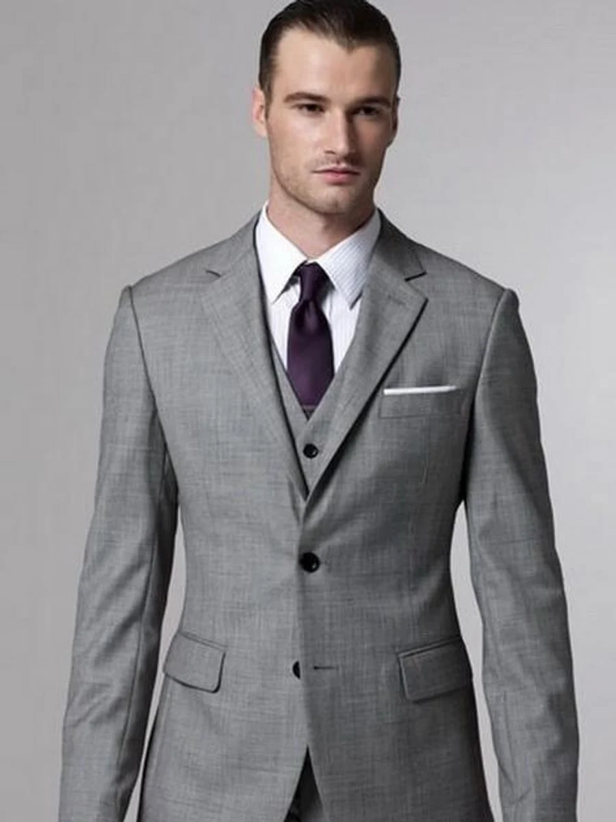 Smoke Grey Waistcoat Suit