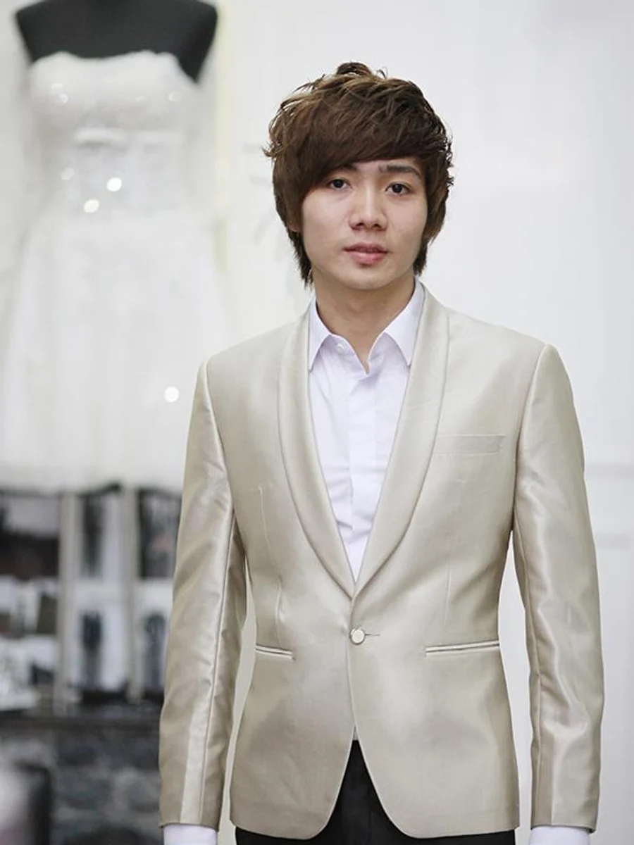 Champagne Shimmer Blazer