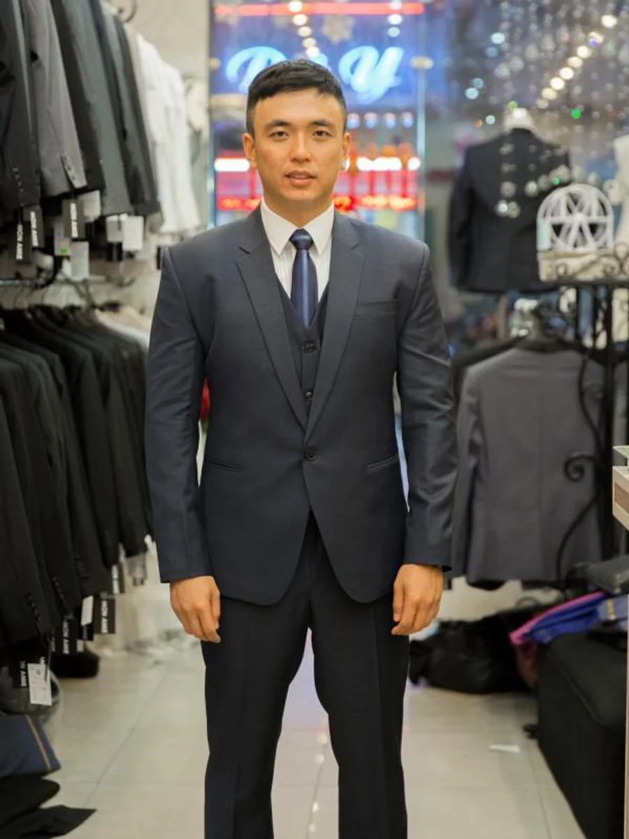Deep Navy Three-Piece Suit