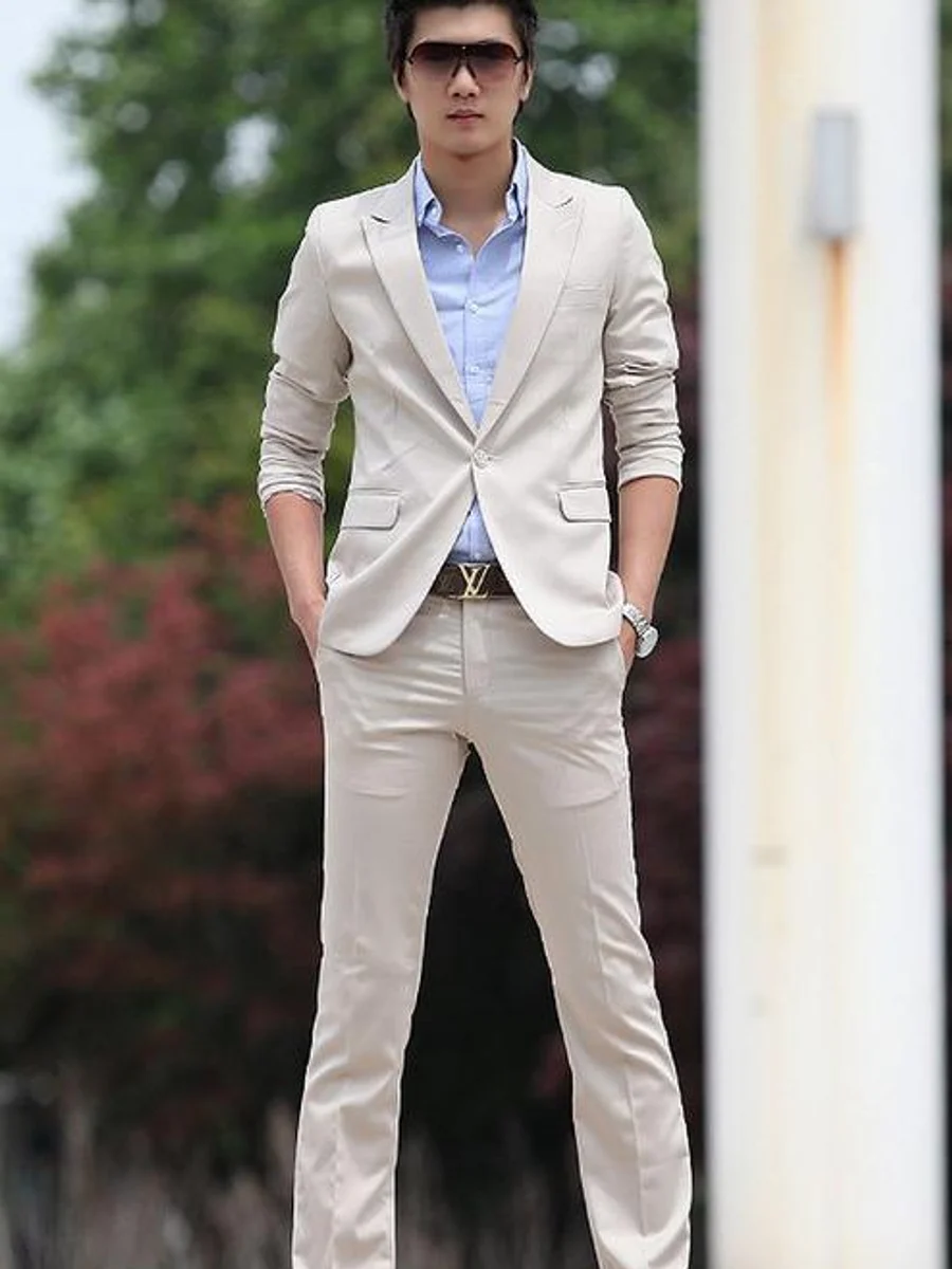 Sandstone Cream Summer Suit