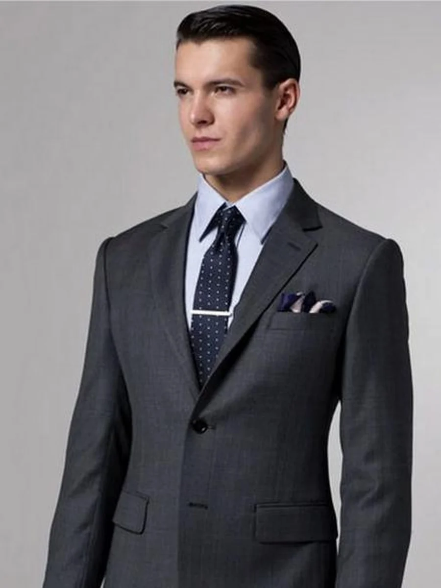Charcoal Subtle Check Suit
