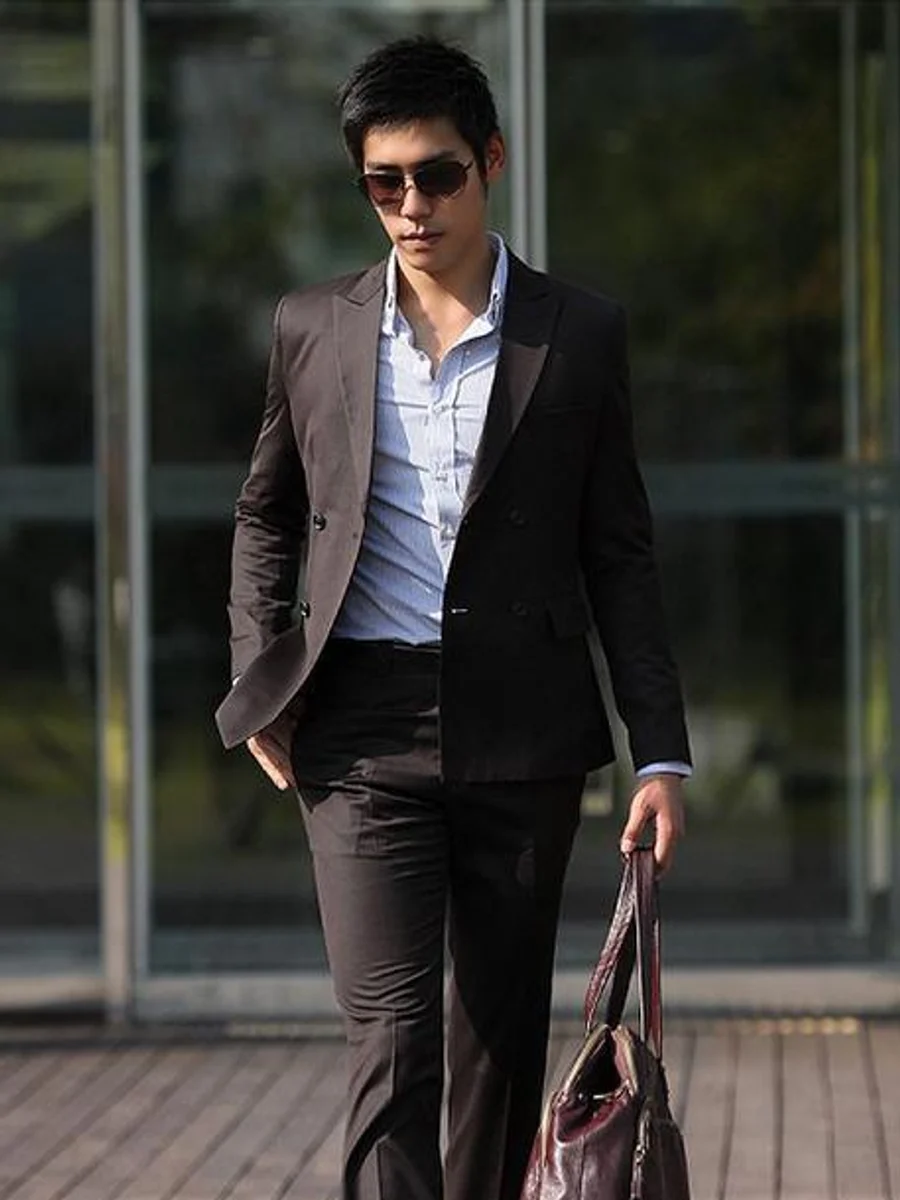 Espresso Brown City Suit