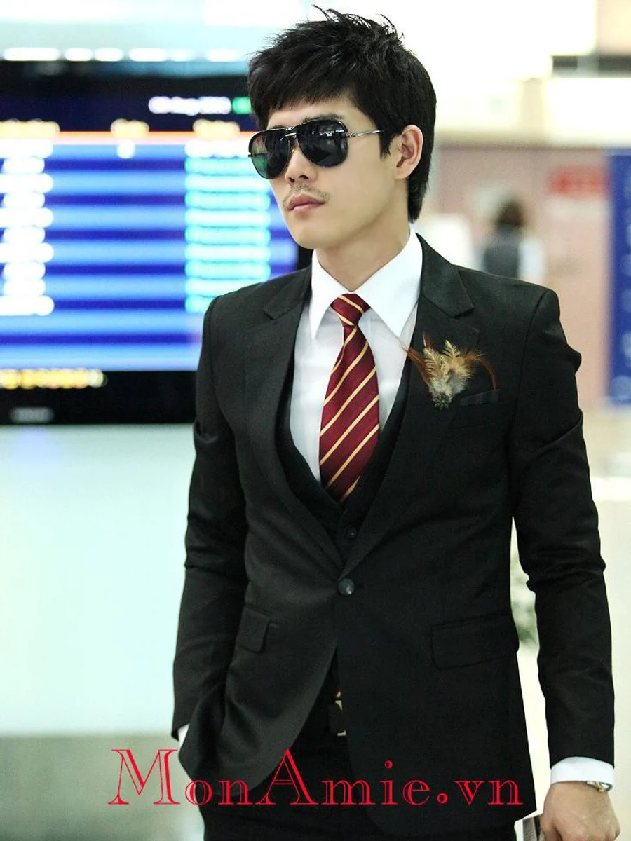 Black Three-Piece Power Suit