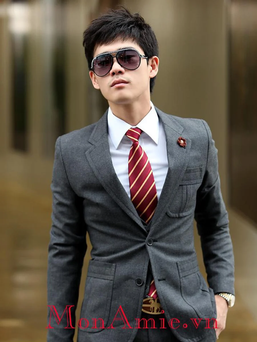 Charcoal Flannel Field Suit