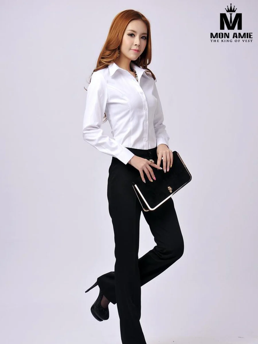 Women's Tailored White Shirt