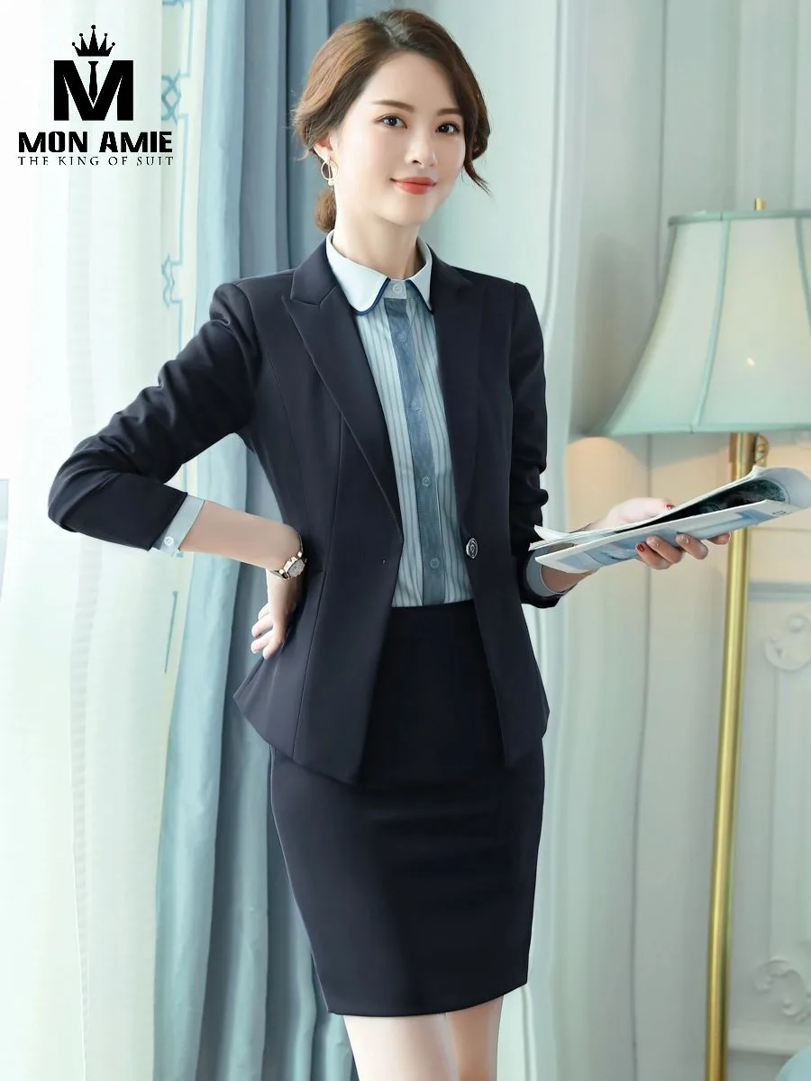 Dark Navy Suit, Wide Lapel Blazer
