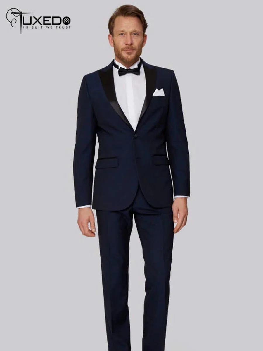 Midnight Navy One-Button Tuxedo
