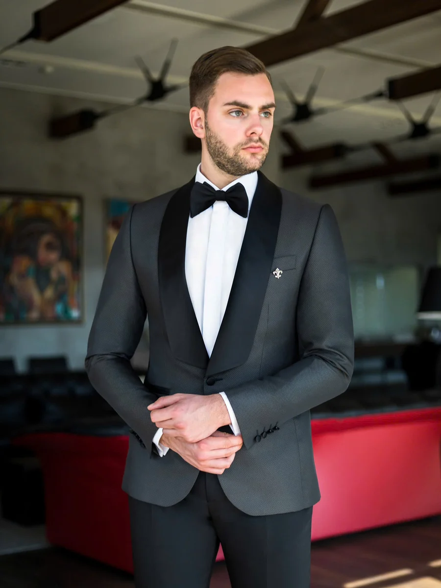 Graphite Shawl Lapel Tuxedo