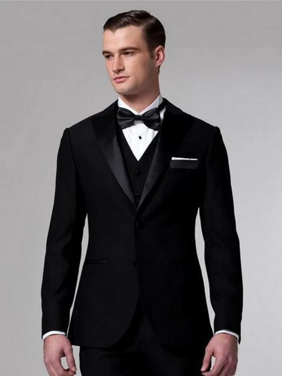 Black Three-Piece Tuxedo