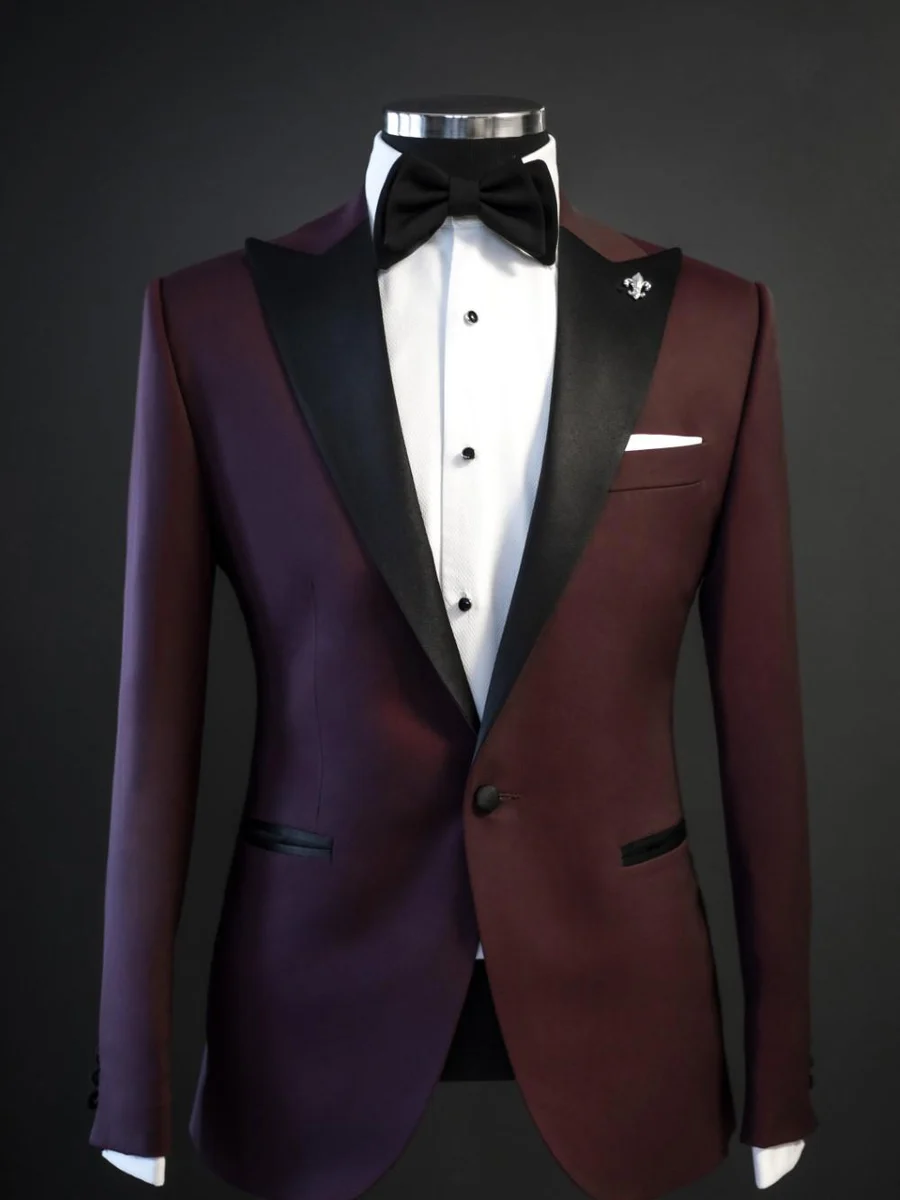 Iridescent Plum Tuxedo