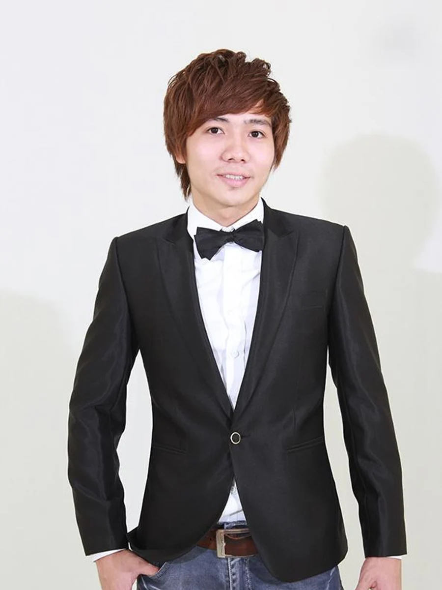 Bronze Button Sheen Blazer