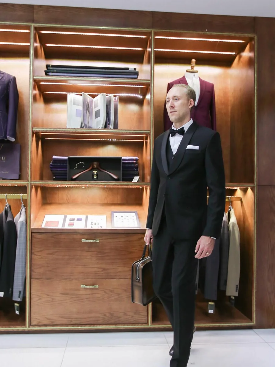 Classic One-Button Black Tuxedo