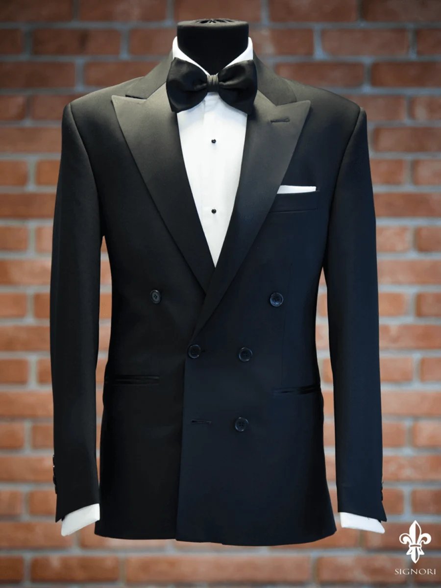Black Double-Breasted Tuxedo